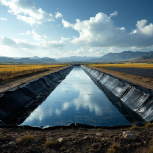 Plástico para reservorio de agua de alta resistencia para uso agrícola