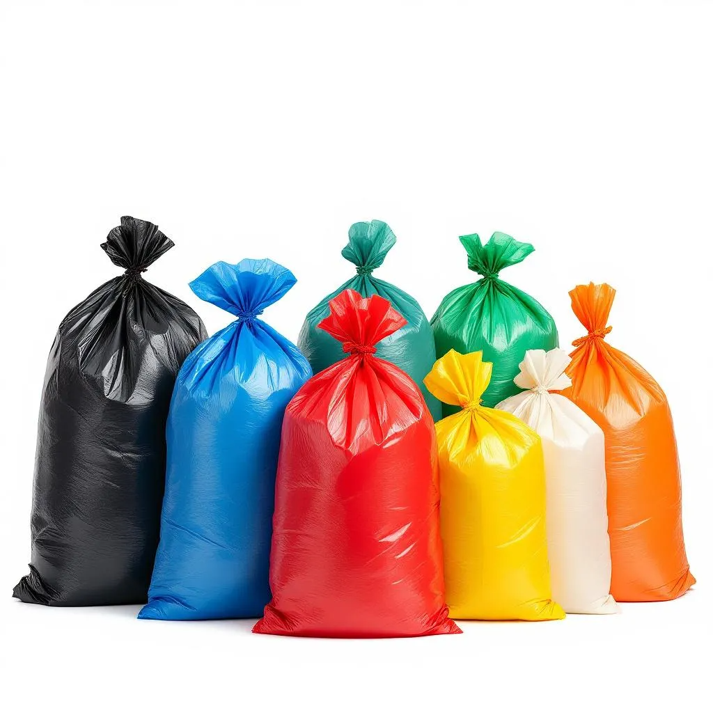 Bolsas plásticas resistentes para uso doméstico, comercial e industrial