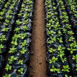 Bolsa semillero plástica para siembra y desarrollo de cultivos