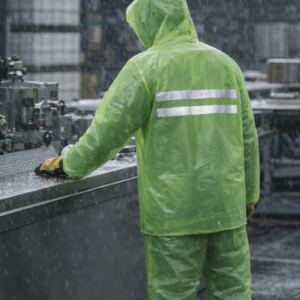 Impermeables plásticos reflectivos para bicicleta y moto