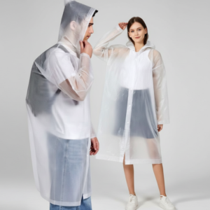 Capas plásticas impermeables para lluvia y uso exterior